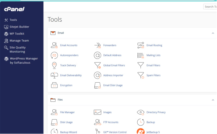 Đăng nhập vào cPanel của bạn